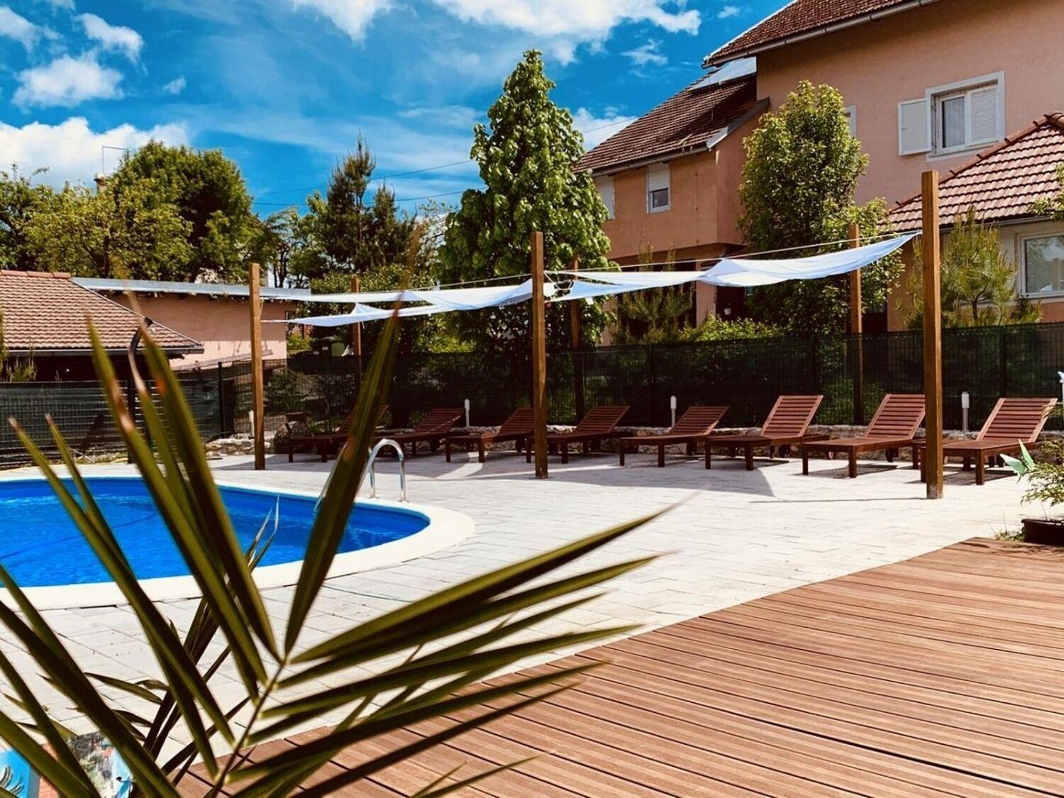 Apartments San - With Pool; Rakovica Exterior foto